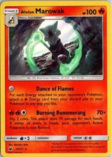 ALOLAN MAROWAK 12/111 HOLO RARE CRIMSON INVASION POKEMON HOLO LP