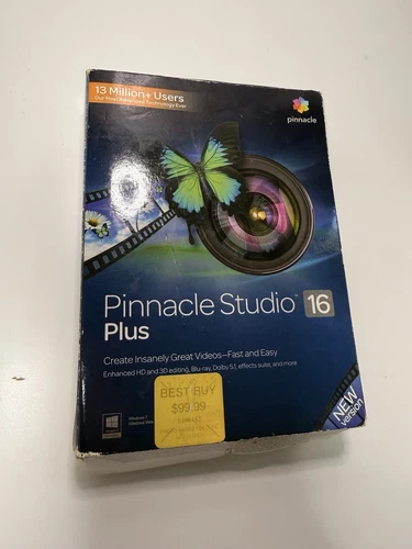 Pinnacle Studio 16 Plus Video Editing Software for Windows – Complete (A2)