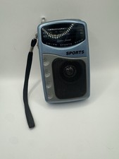 Vtg Street Beat AM FM Sports Radio PR-35M Portable Battery Powered