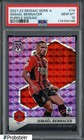 2021-22 Panini Mosaic Serie A Soccer Purple Mosaic Ismael Bennacer 39/49 PSA 10