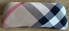 Burberry Eyeglass Sunglasses Case Hard Shell Plaid Check Made in Italy Authentic
