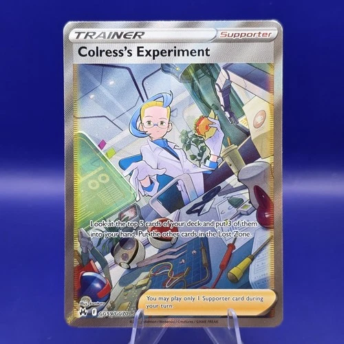 Colress's Experiment GG59/GG70 Pokemon Crown Zenith Galarian Gallery NM