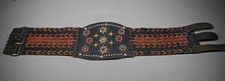 Vintage Leather/ Studded and Jeweled Motorcyc...