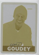2016 Goodwin Champions Goudey Printing Plate Yellow 1/1 Dominik Hasek HOF 0c3