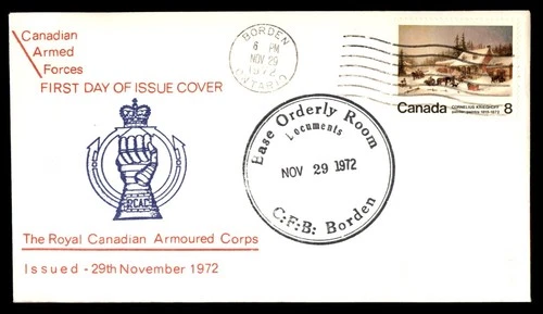 Mayfairstamps Canada FDC 1972 Painting RCAC Hand Armor First Day Cover aax_47467