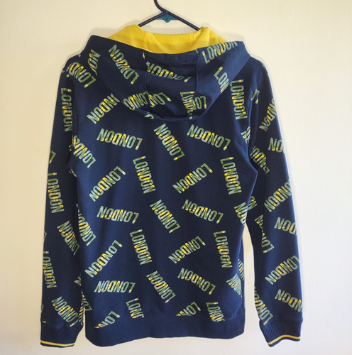 Pepe Jeans London Full Zip Hoodie Streetwear Grunge CAmo Youth Size Large 16 - Picture 5 of 9