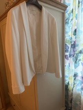 Monsoon Ivory Jacket Size 20