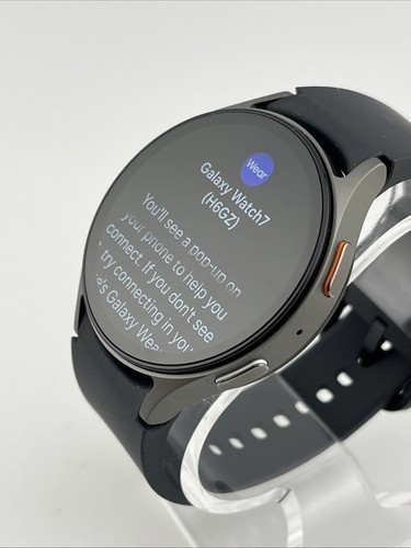 SAMSUNG Galaxy 7 Watch 44mm Bluetooth SM-L310 Black Band - Working - Zdjęcie 3 z 10
