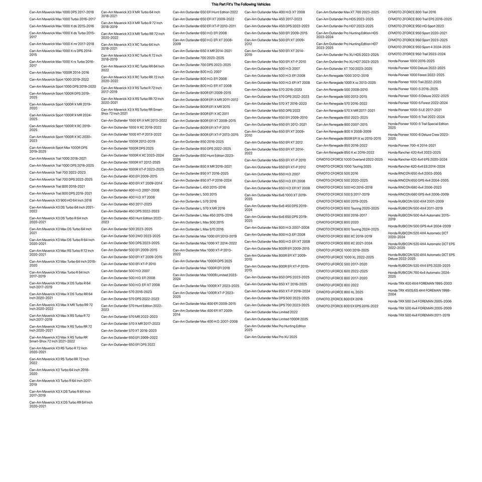 (4 Pack) Tusk Megabite® Radial Tire 27x9-14 For HONDA Pioneer 700-4 2014-2021 - Imagem 3 de 4