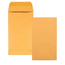 Coin Envelopes 3 1/8 x 5 1/2 | Gummed Kraft for Jewelry & Garden | 500 Pack