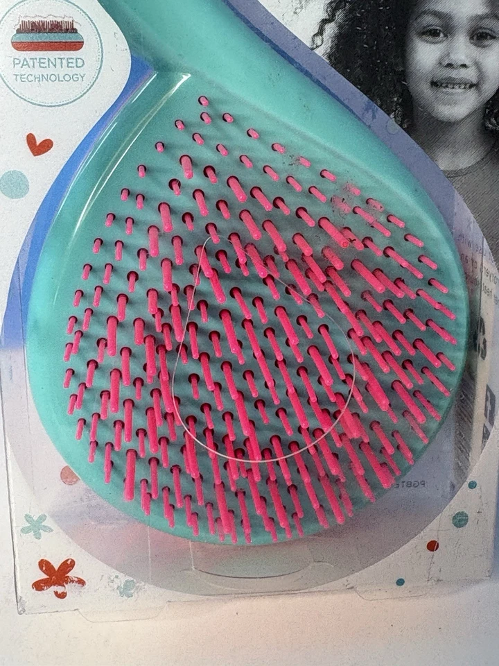 MICHEL MERCIER DE KAMPALOOK The Girlie Cepillo Desenredante Pelo GROSO Pelo ROSA NUEVO Foto 4 de 4