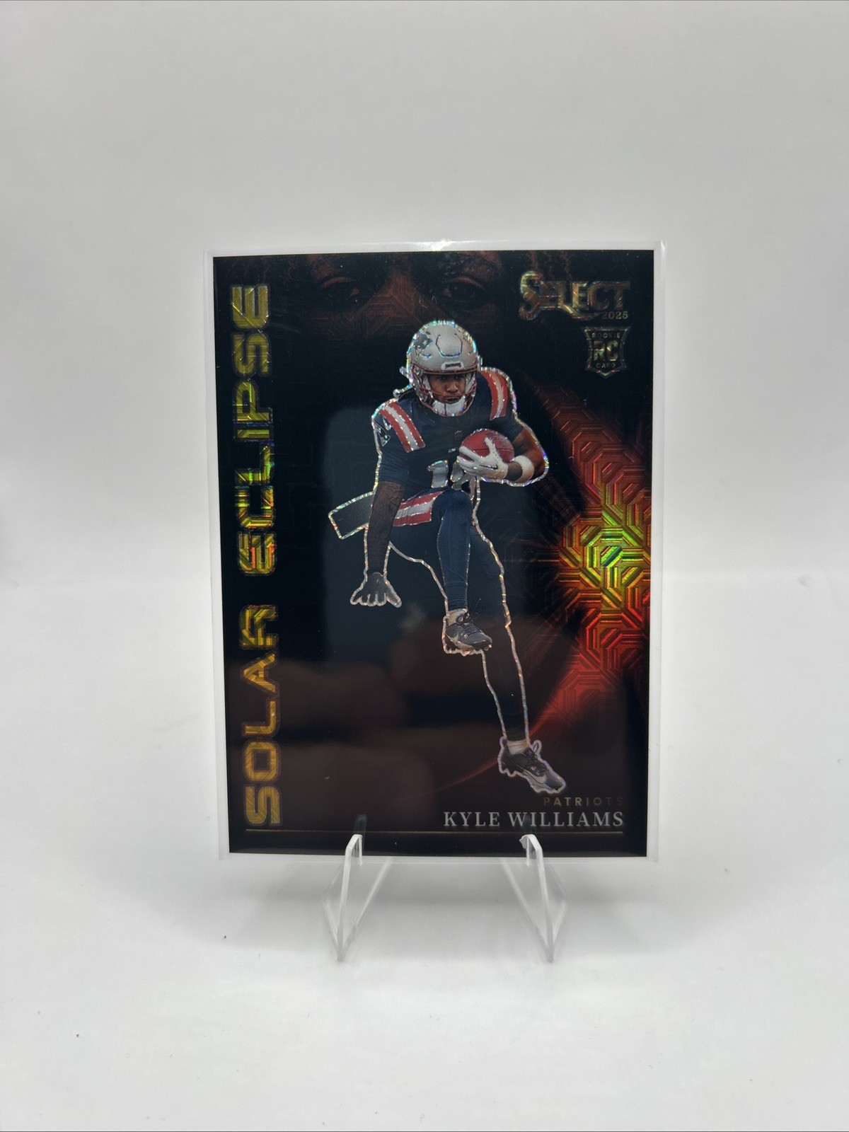 2025 Select Football Kyle Williams RC Solar Eclipse Gold Mojo 1/10 SSP RARE!