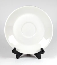 Steelite International Ceramic Saucer England Plain White China 6"