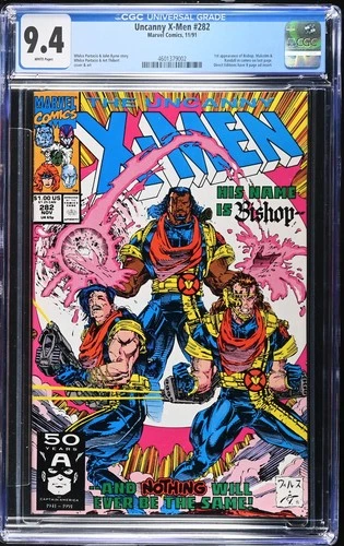 Uncanny X-Men #282D CGC 9.4 1991 1st app. Bishop (cameo)