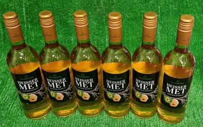(4,56 /L) 6x Katlenburger Honigwein Met 0,75L aus reinem Bienenhonig Versand 0 