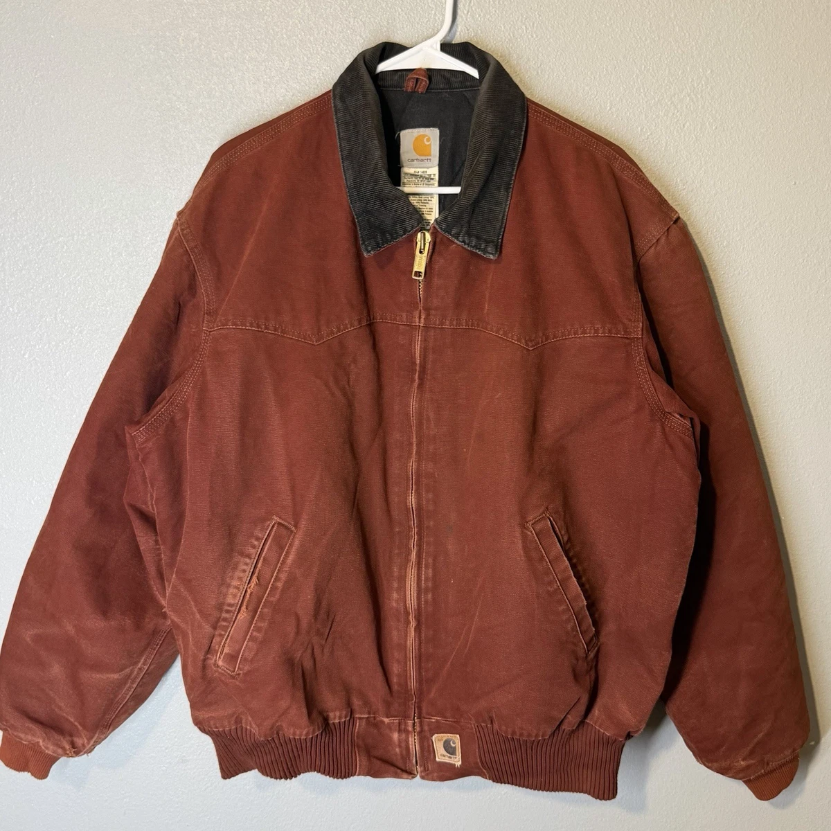 Carhartt Cotton Outer Shell Red Coats, Jackets & Vests for Men for