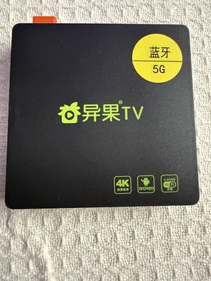 异果TV Android TV 4K HDR Remote Streaming Media Player K6 2.4G/5G WiFi Bluetooth