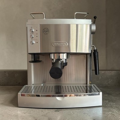 DeLonghi EC702 15 Bar Espresso Latte Cappuccino Maker Stainless with Frother