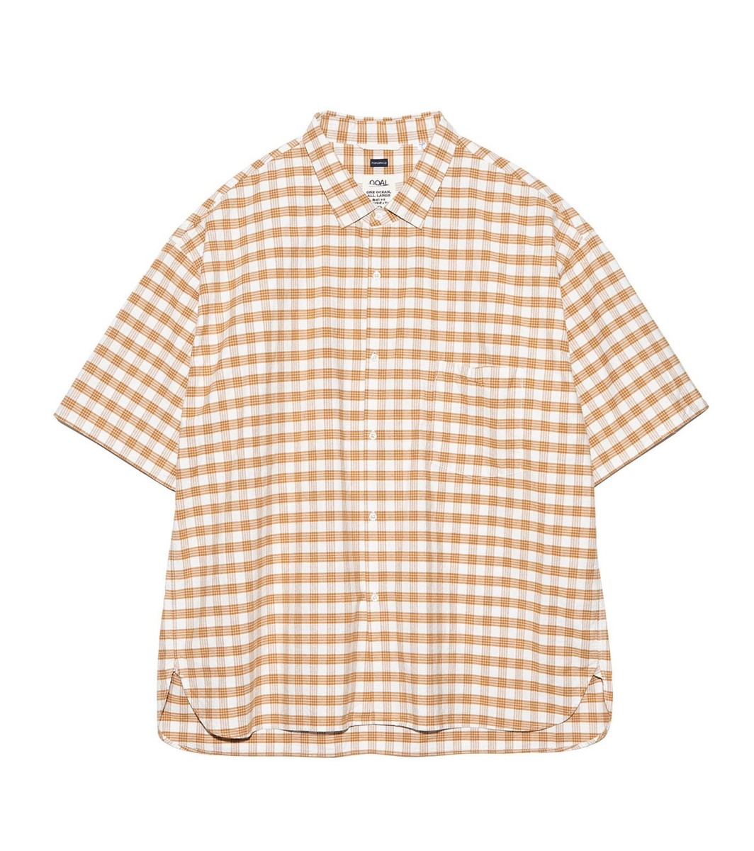 ASK availability First) nanamica Cotton Silk PALAKA Check S/S