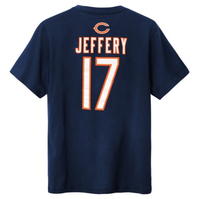Alshon Jeffery NFL Chicago Bears Name & # Jersey Navy Blue T-Shirt Youth (M-2XL)