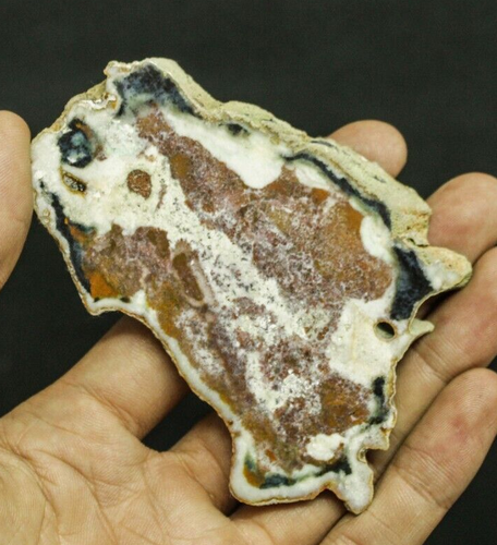 56gr Amazing Blue Chrysocolla Nature Copper Crystal Slab FULL Polished - Picture 10 of 11