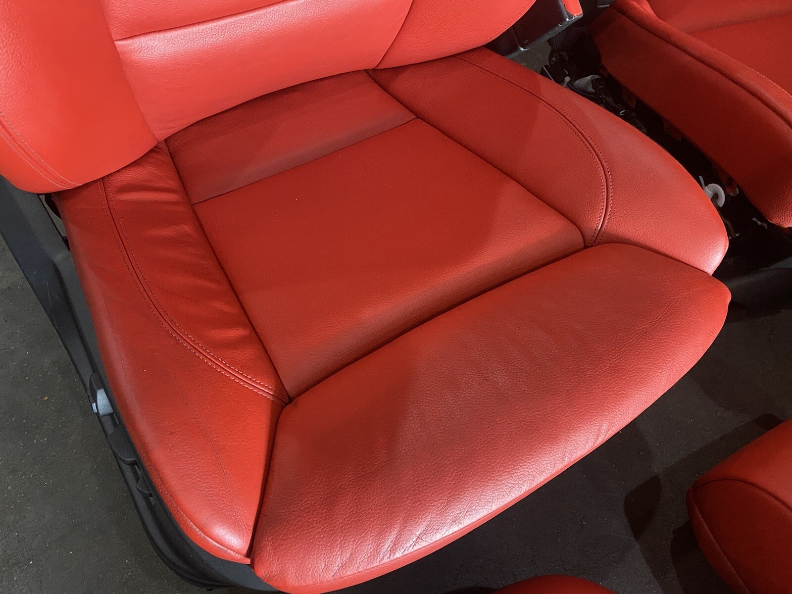 1013 BMW E70 X5M Red Interior Seat Front Rear Set OEM Heated Seats X5
