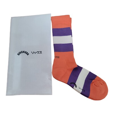 Socksss X Wary Meyers Organic Cotton Striped Calf Unisex Socks Sz S/M
