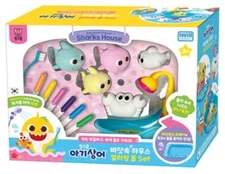 Pinkfong Baby Shark Underwater House Coloring Doll Set Tube Tray Baby Kids Set
