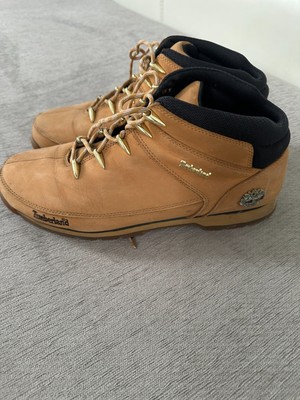 Mens Timberland chousure euro sprint mid hiker lace-up ankle leather textile, si