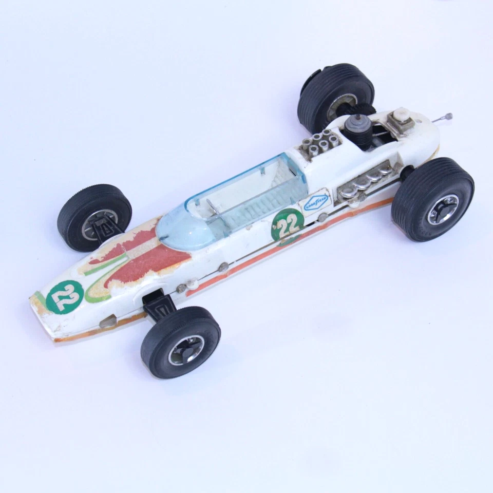 Modelo de coche de carreras Indy vintage TESTORS Sprite 22 Gas Tether - tiene compresión Foto 4 de 4