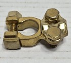 (2 PACK) Brass Battery Terminals Connectors Clamps Top Post Terminal Protector