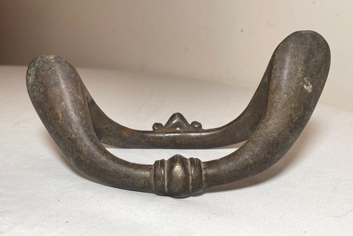 rare 1800's Antique West African Senufo Fußreife Bronze Currency Ankle Bracelet - Picture 3 of 10