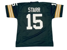 Bart Starr Sewn Stitched Custom Green Jersey YOUTH Sizes