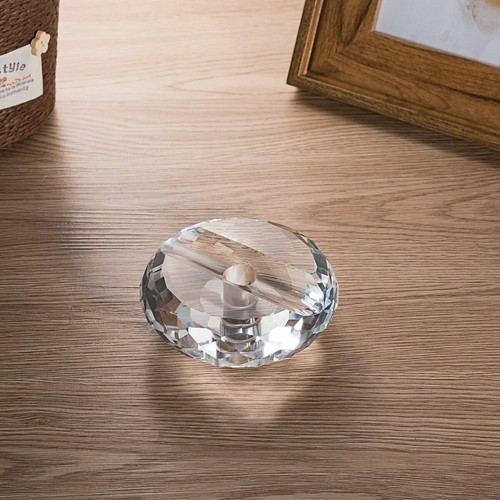 LONGWIN Cristal Pluma Fuente Vidrio Pluma Soporte Escritorio Accesorio Regalo - Imagen 2 de 3