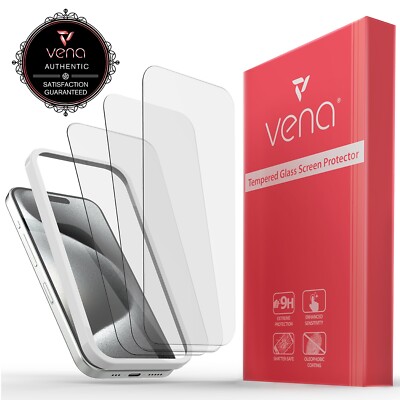 for iPhone 15 14 13 12 Pro Max Plus HD Clear Tempered Glass Screen Protector