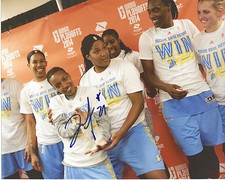 JAMIERRA FAULKNER Signed 8 x 10 Photo WNBA Chicago Sky SOUTHERN MISSISSIPPI