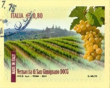 2014 Italy republic I wines D.O.C.G. 3rd Vernaccia by S. Giminiano used