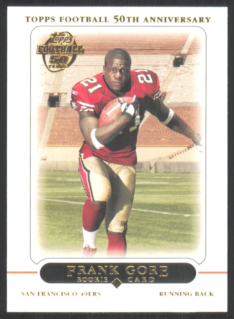 2005 Topps Frank Gore Rookie San Francisco 49ers #418