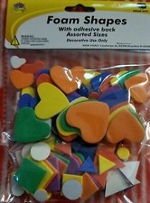 Foam Shapes Assorted Sizes