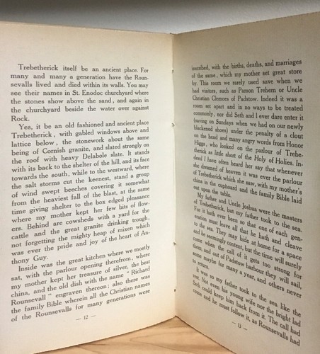 Trebetherick Story North Cornwall by Gratiana Chanter 1913 SC GOOD condition - Picture 11 of 11