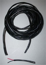 40' 2 CONDUCTOR 14 AWG GAUGE 14/2 SPEAKER WIRE IN BLACK JACKET NEW 40 FEET 40FT