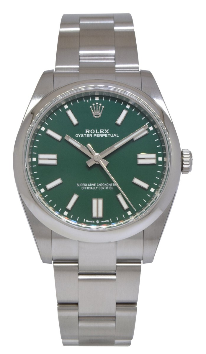 ROLEX OYSTER ボックス 緑色 レザー Rolex Explorer 40 Oystersteel, M224270-0001