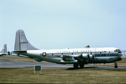 Original Aircraft slide/Flugzeugdia: KC-97L 20901 108.ARS, Rhein-Main 1973/ K64