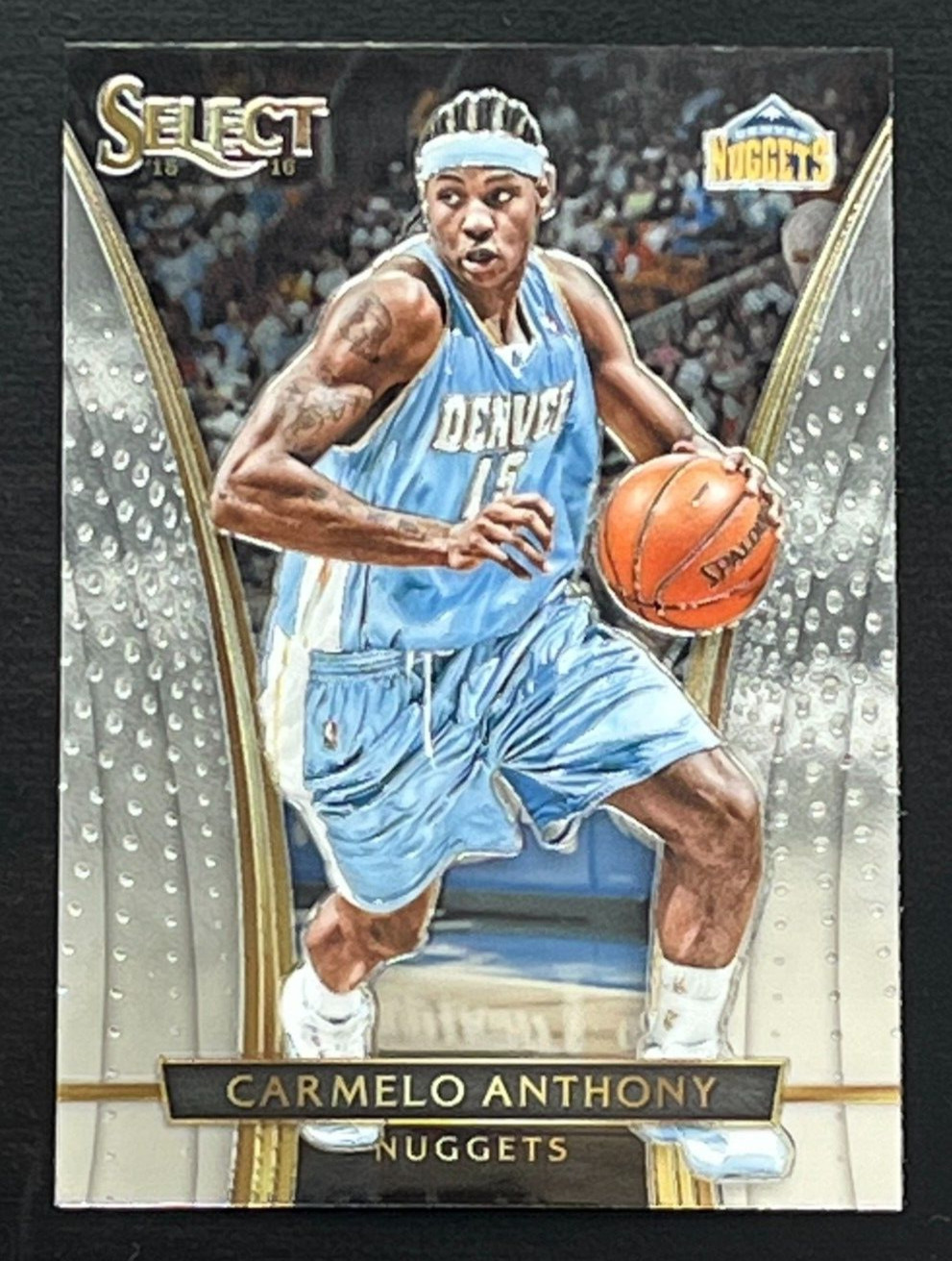 2015-16 Panini Select Carmelo Anthony Court Side Nuggets Card No 295