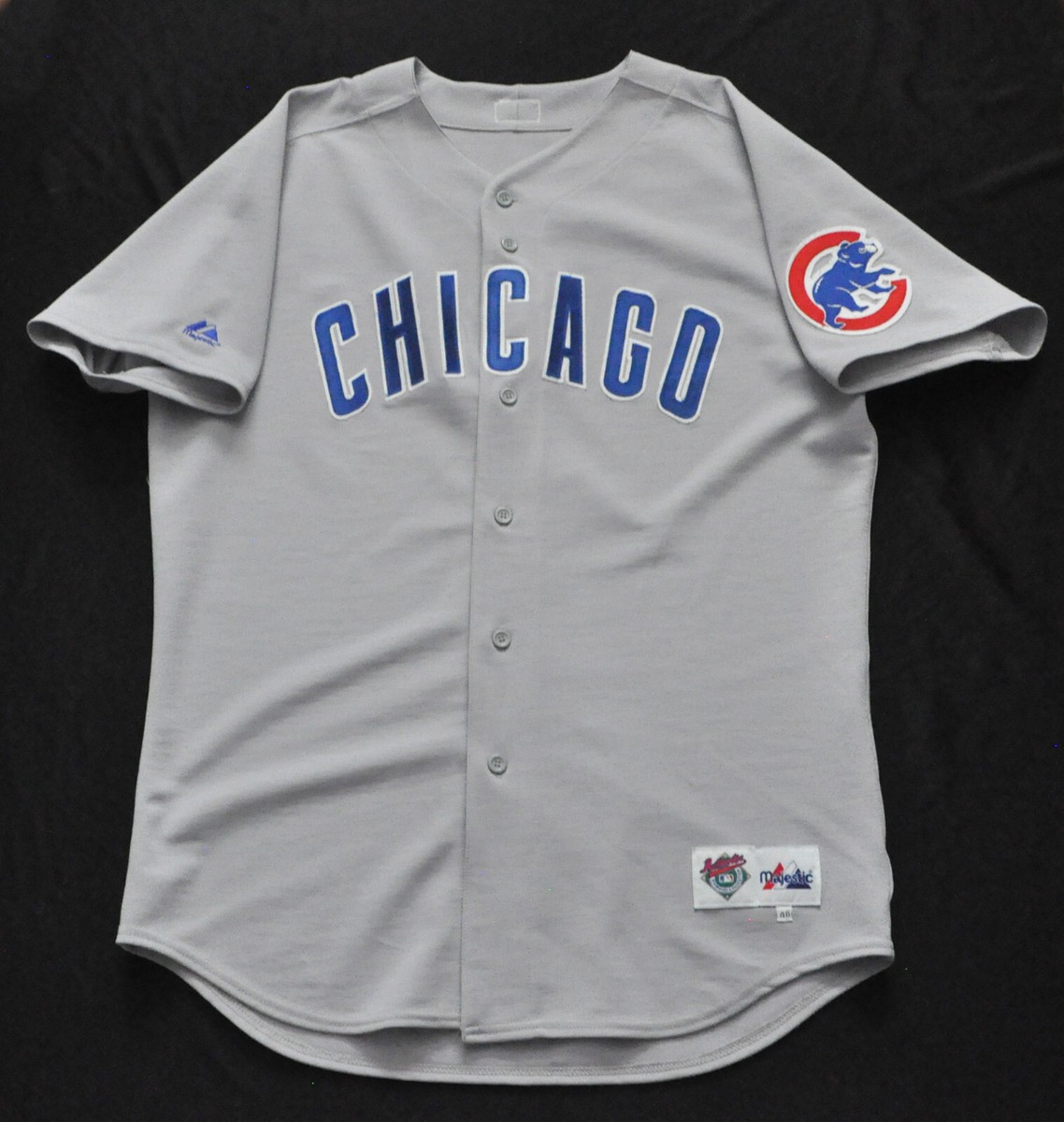 Chicago Cubs Russell Jersey Team BLANK Game Issue? 6200 Gray MLB
