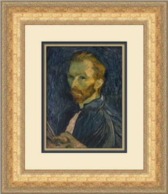 Vincent Van Gogh Artist Self-Portrait Custom Framed Print