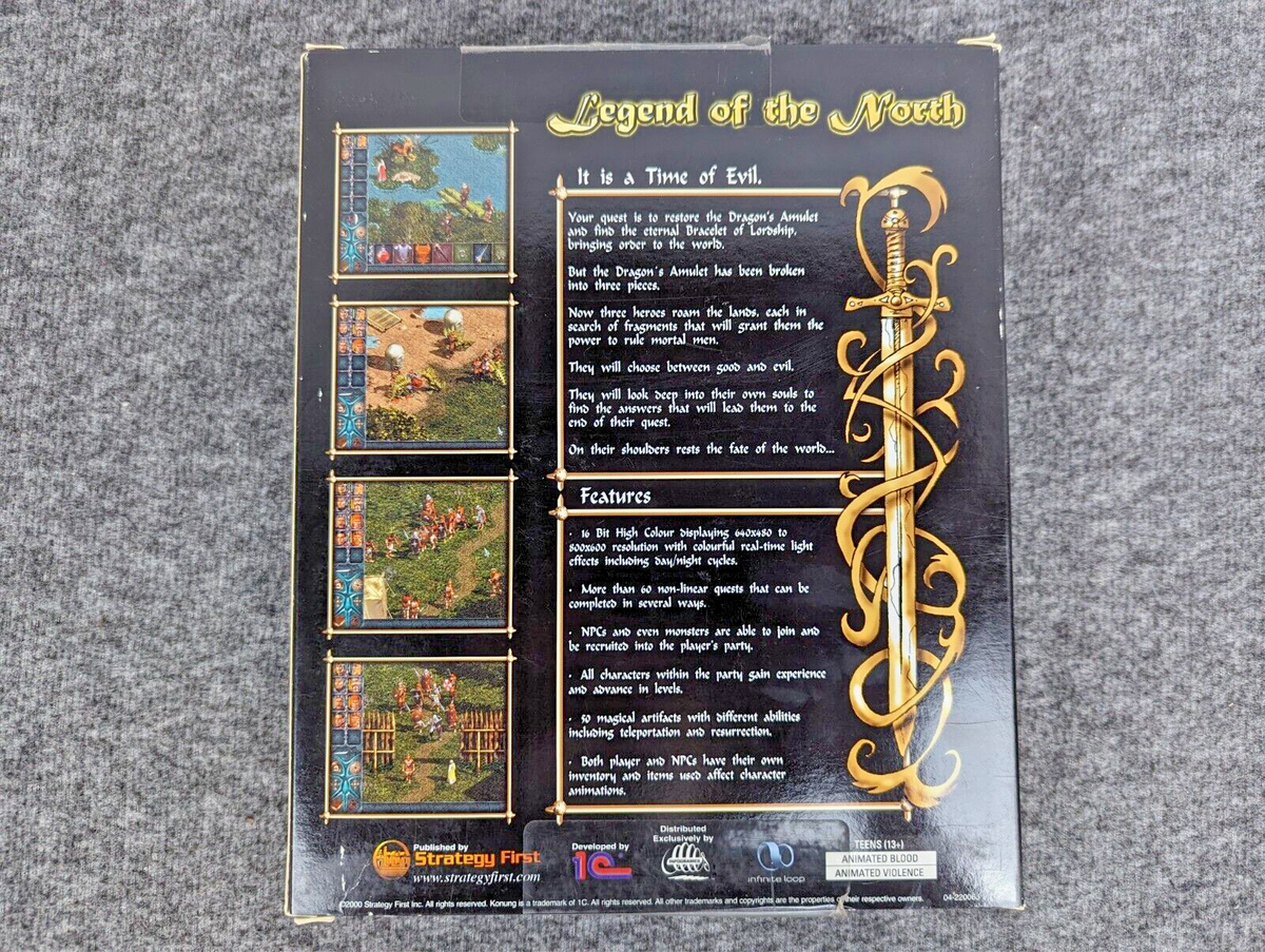 Legend of the North: Konung CD-ROM PC Game - Fantasy Role Legend of the North: Konung CD-ROM PC Game - Fantasy Role