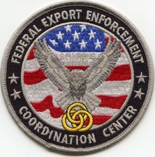 FEDERAL EXPORT ENFORCEMENT Washington DC colorful POLICE PATCH
