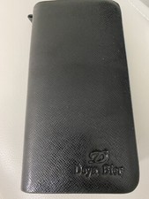 Leather Wallet Multi-purpose Business Clutch Bag 2 Zipper