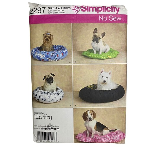 #2297 Simplicity Dog Beds Sewing Pattern